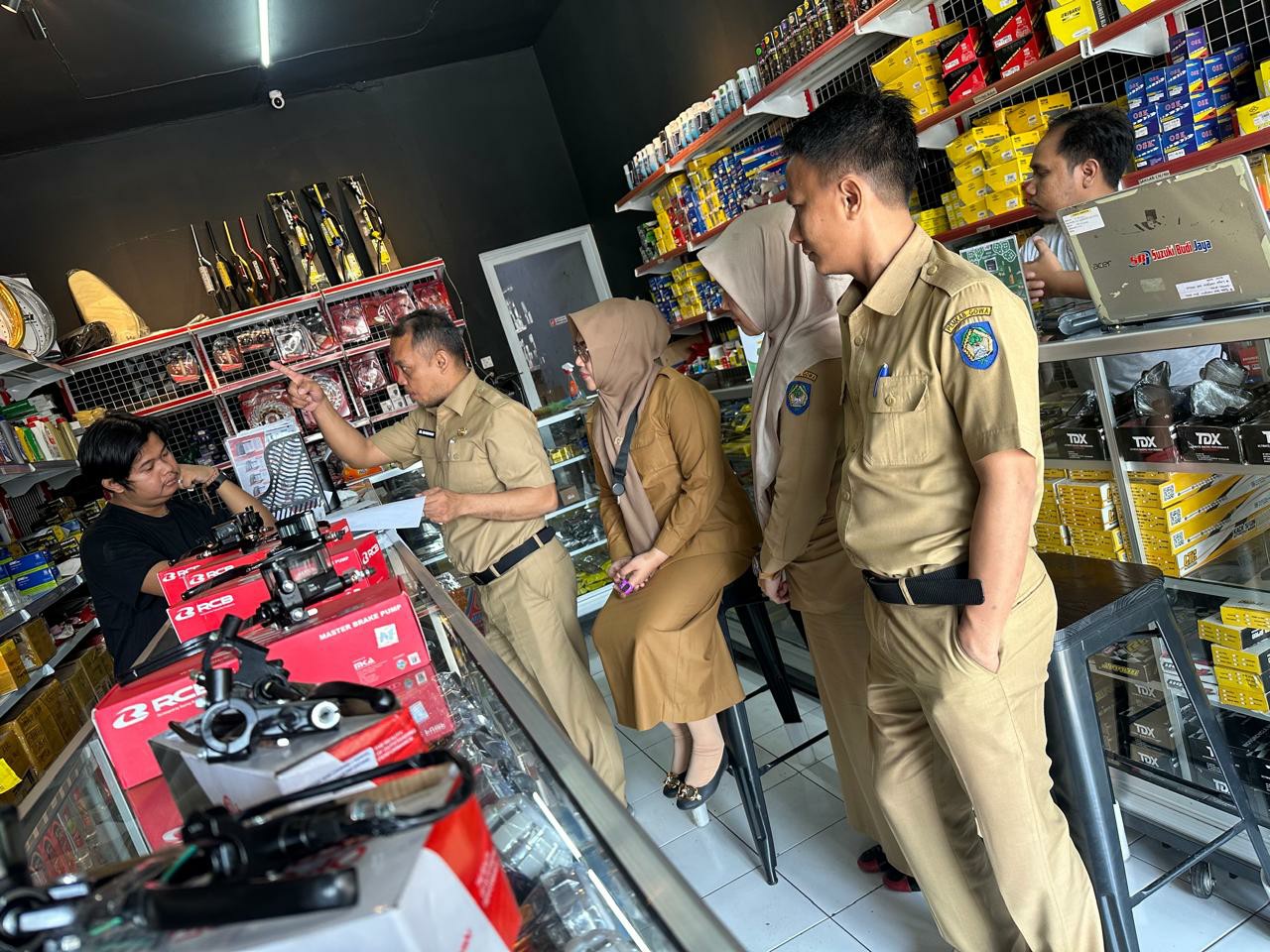 Kunjungan memastikan pelaku usaha