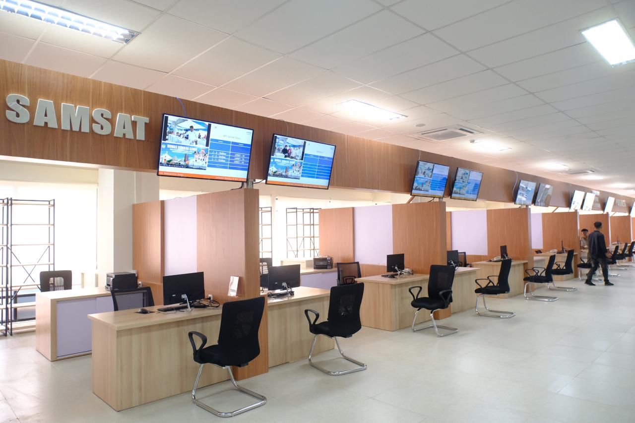 Ruang pelayanan DPMPTSP Kabupaten Gowa